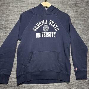 Sonoma State University Hoodie Men's Medium Blue Pullover